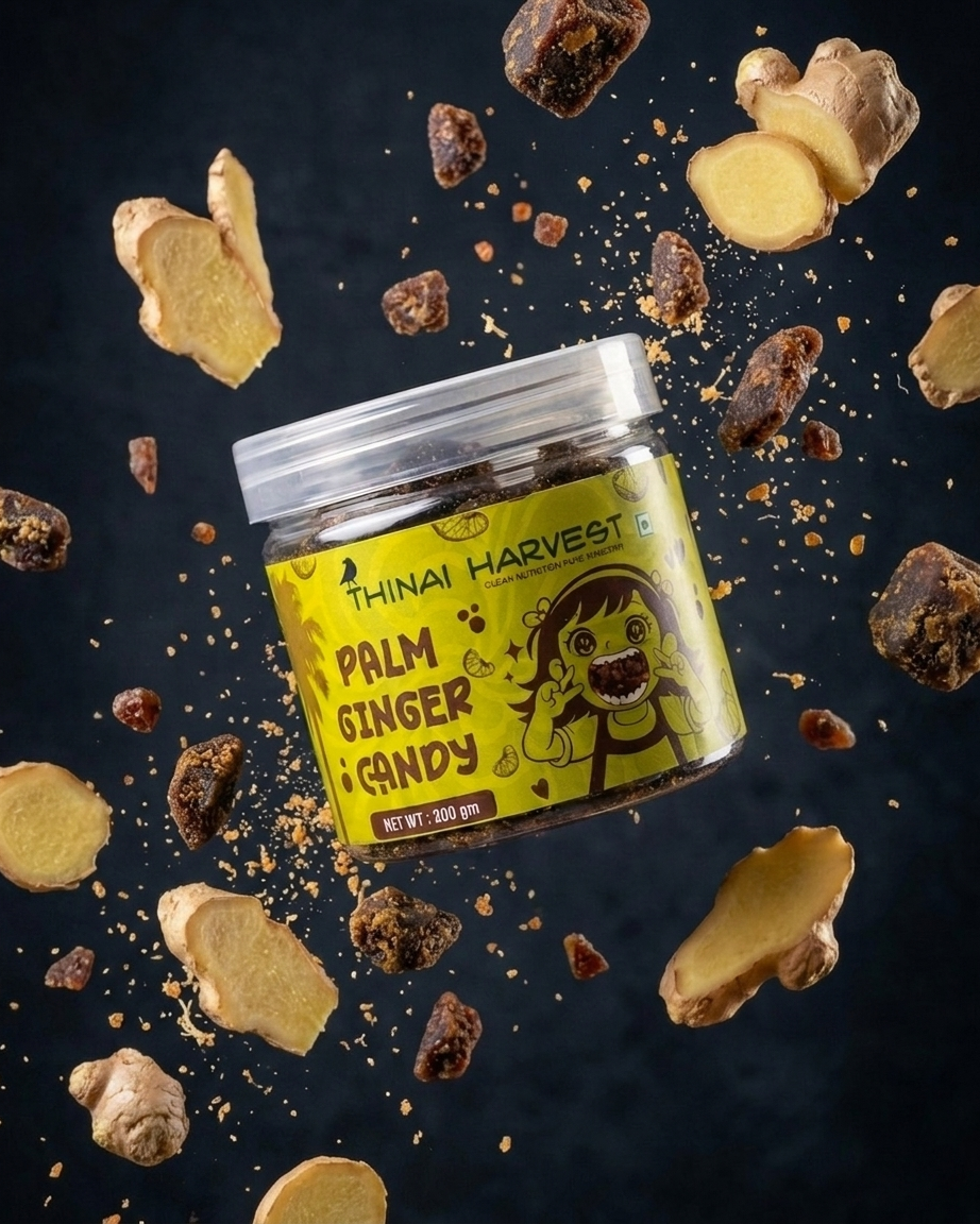 Palm ginger candy